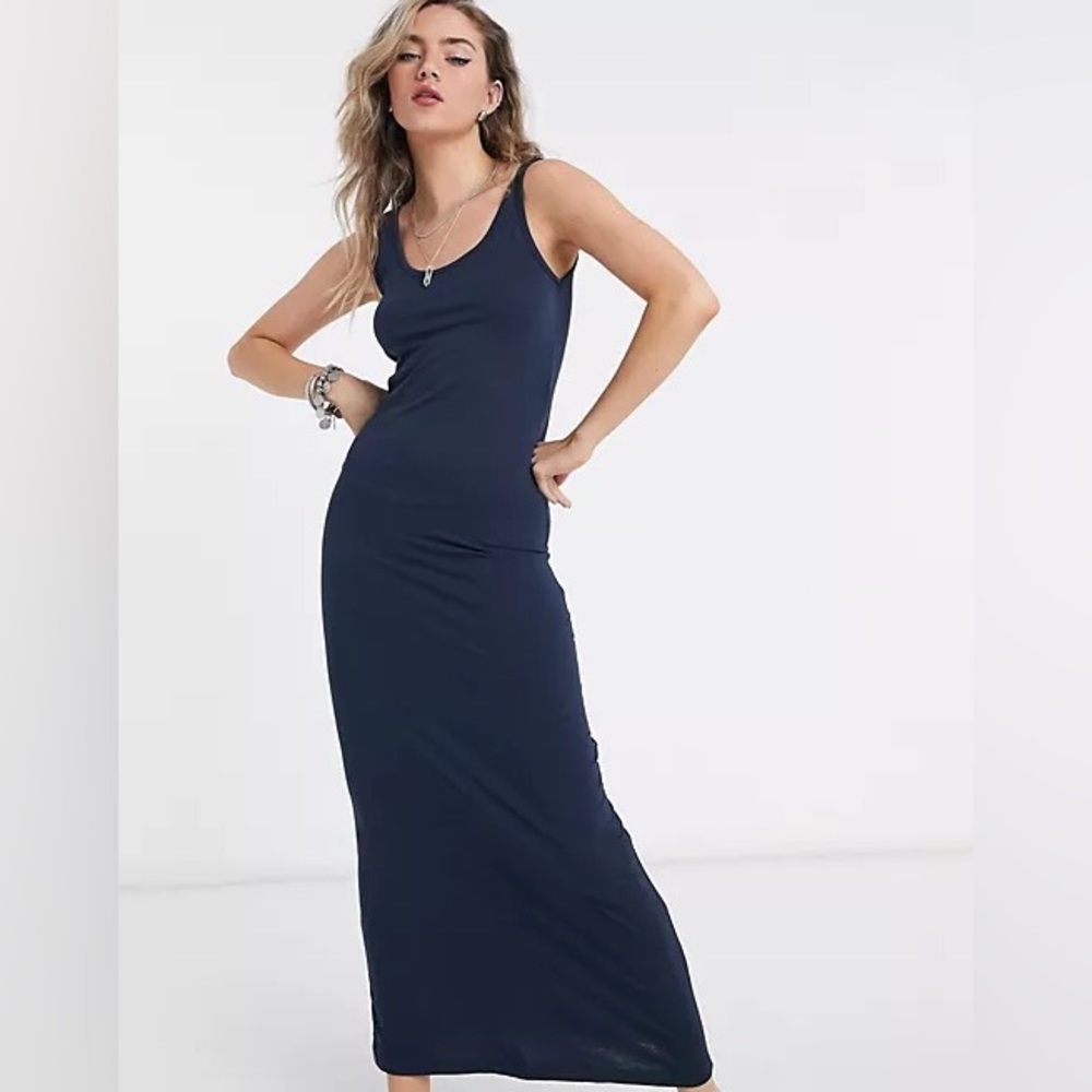 Navy Maxi Tank Dress New with tags